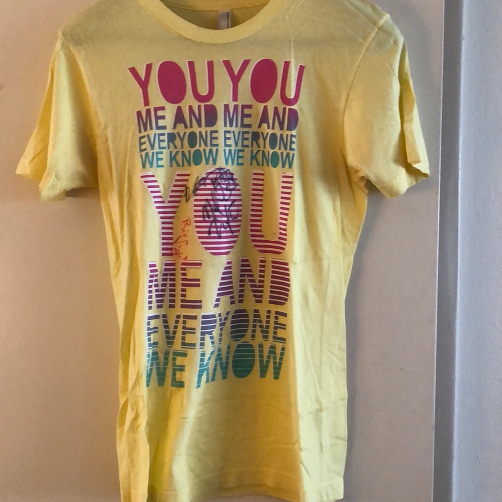 You Me And Everyone We Know SIGNED tee - Small